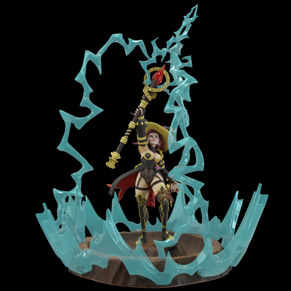 Call Lightning - Femme Fatales 02 Saelum 3D print model_18