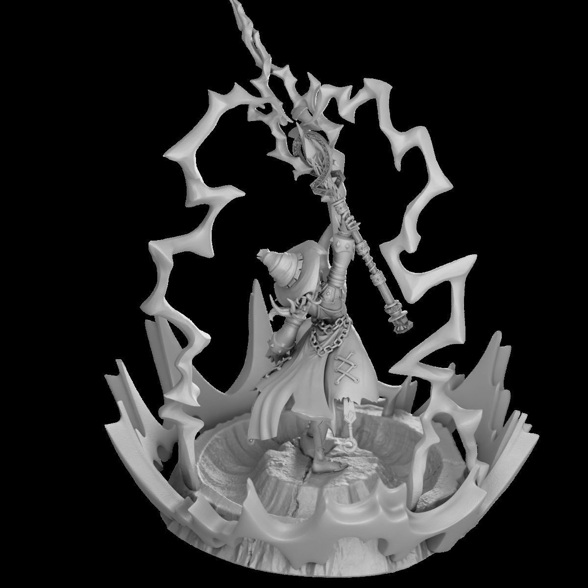 Call Lightning - Femme Fatales 02 Saelum 3D print model_9