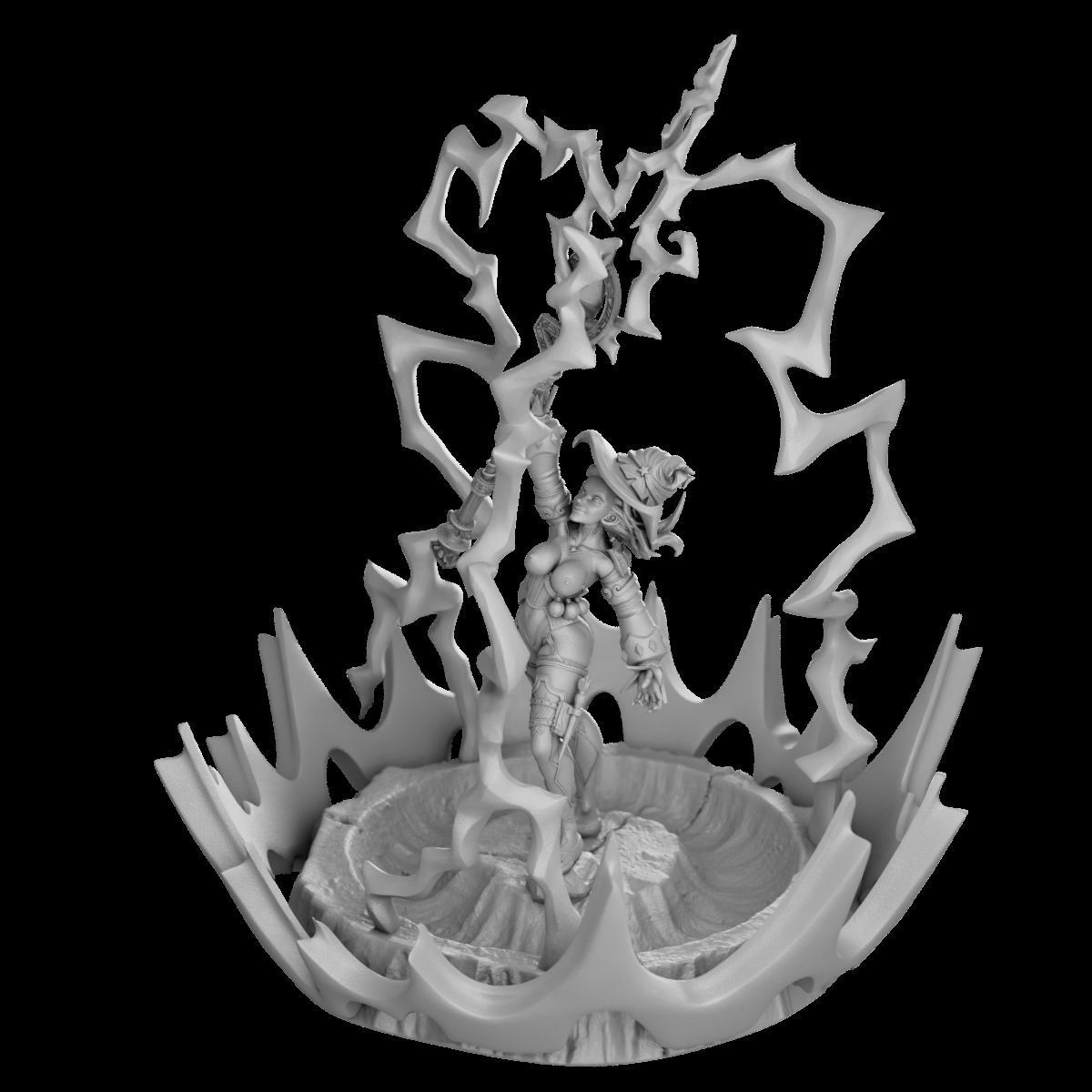 Call Lightning - Femme Fatales 02 Saelum 3D print model_15