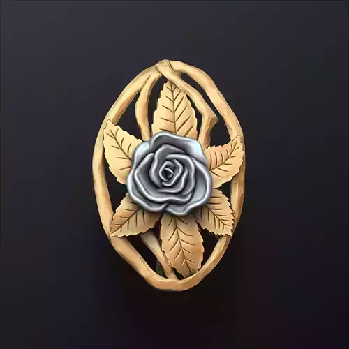 Rose Broosh 3D print model