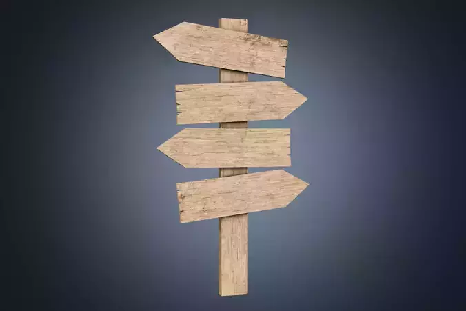 Signboards wooden 02