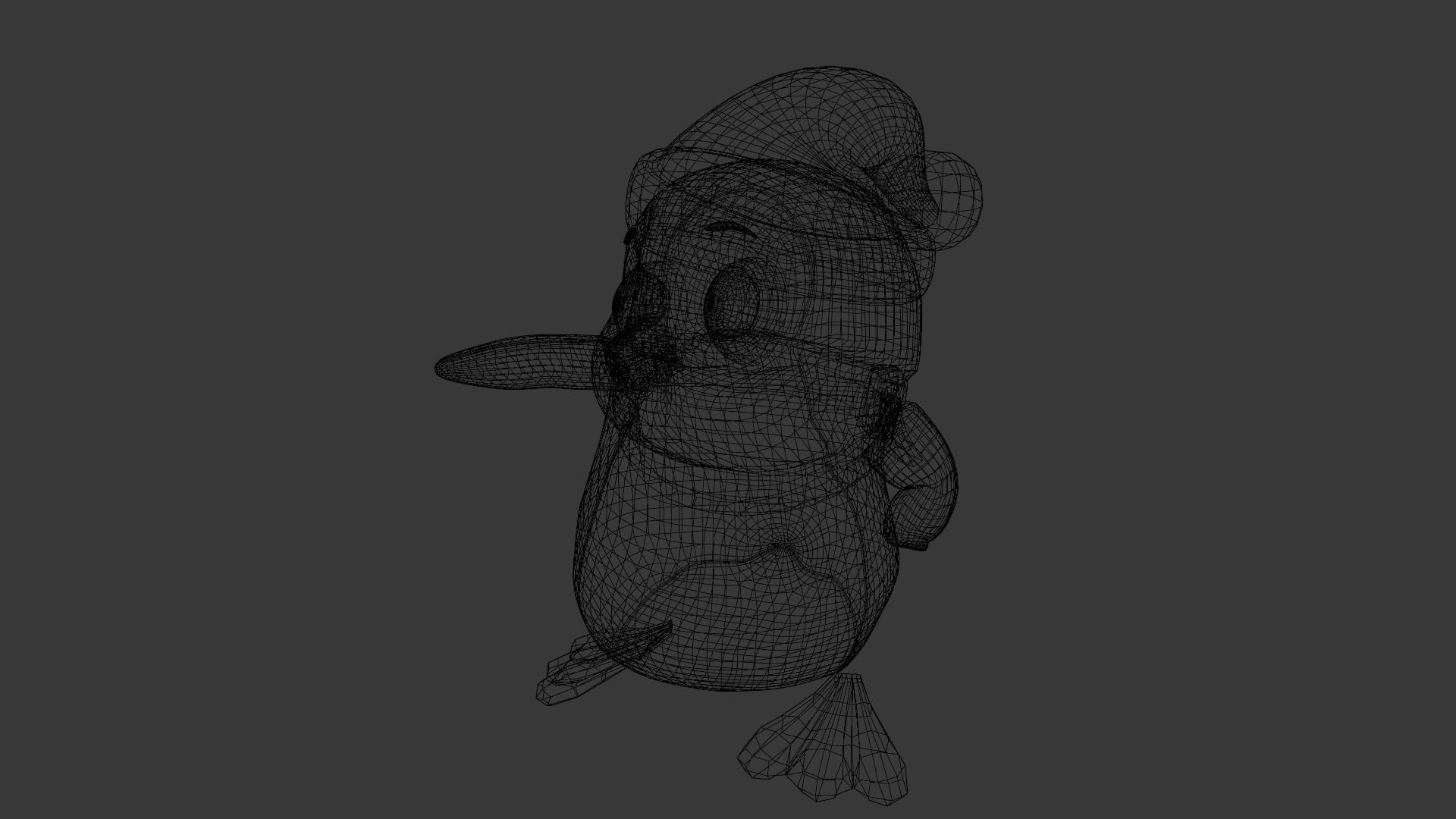 Animated Penguin 3D Model  Low-poly 3D model_11