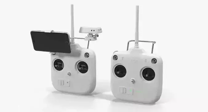 DJI Phantom Remote Control Accessories iPhone 6 3D Model Collection