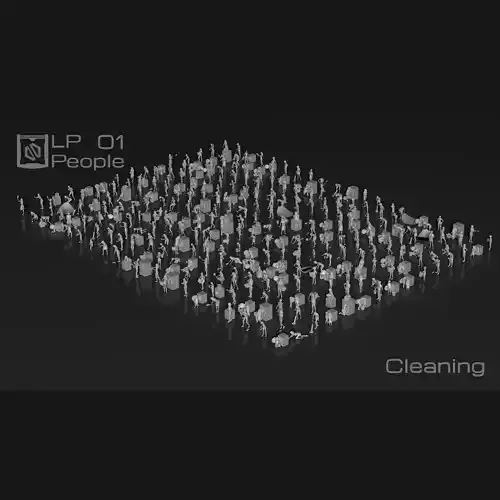 LP People 01 Cleaning 3D print model
