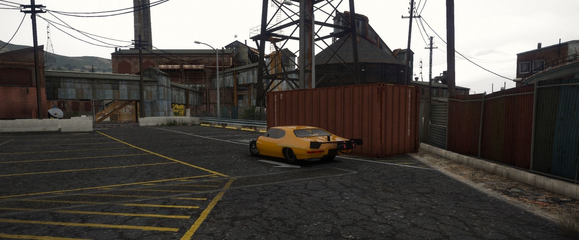 FIVEM READY AND OBJ BLEND GTO DRAG CAR Low-poly 3D model_1