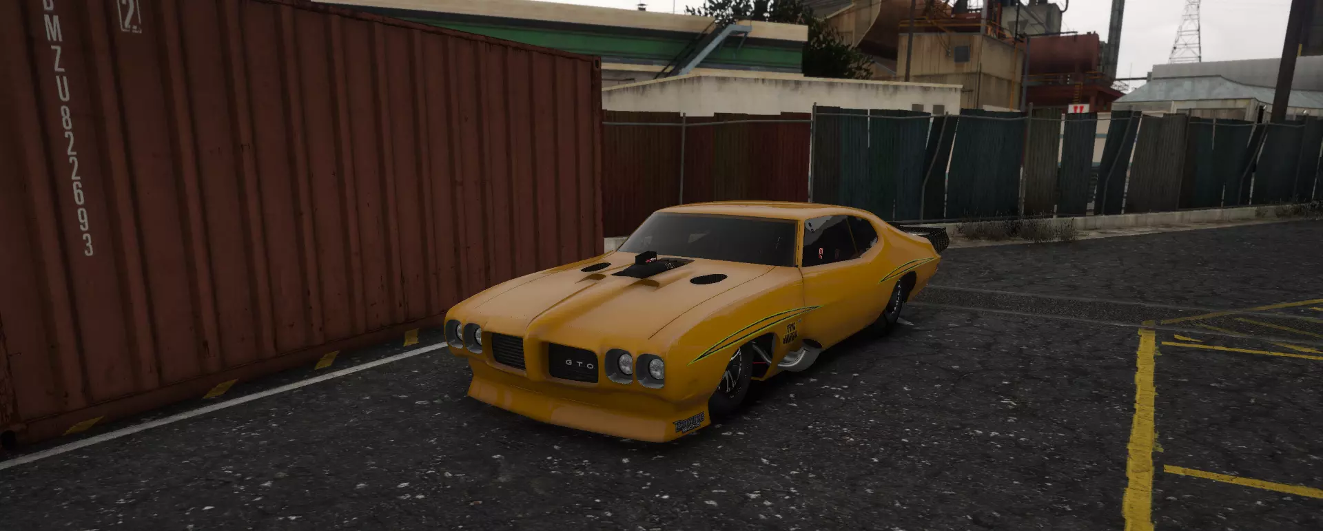 FIVEM READY AND OBJ BLEND GTO DRAG CAR Low-poly 3D model_0