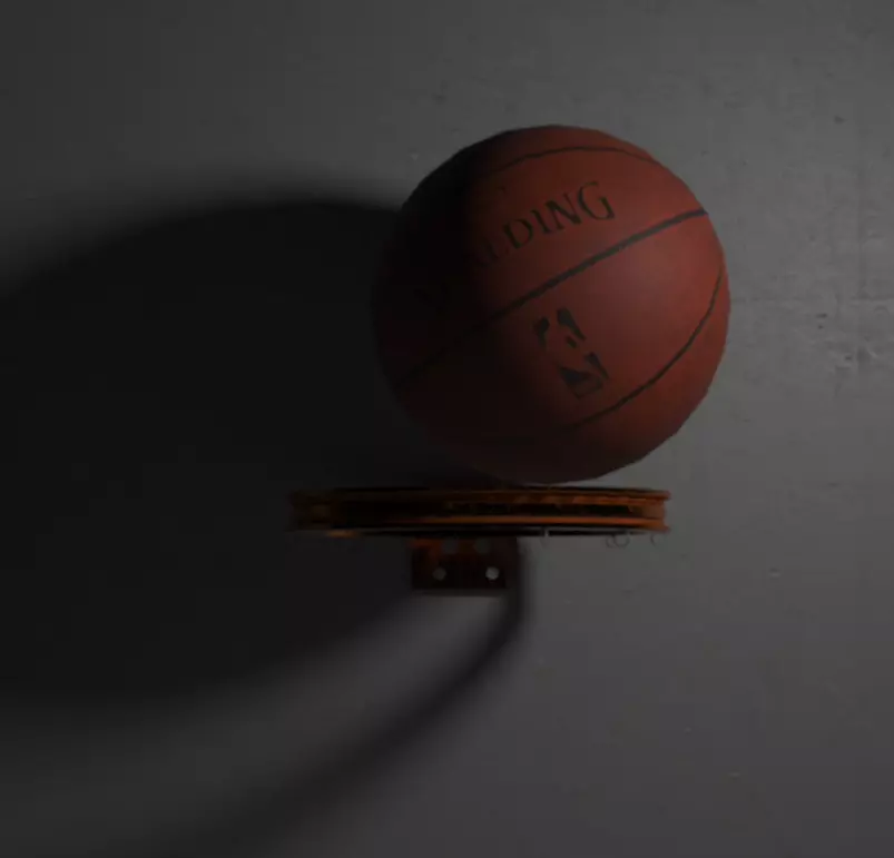 BasketBall Free low-poly 3D model