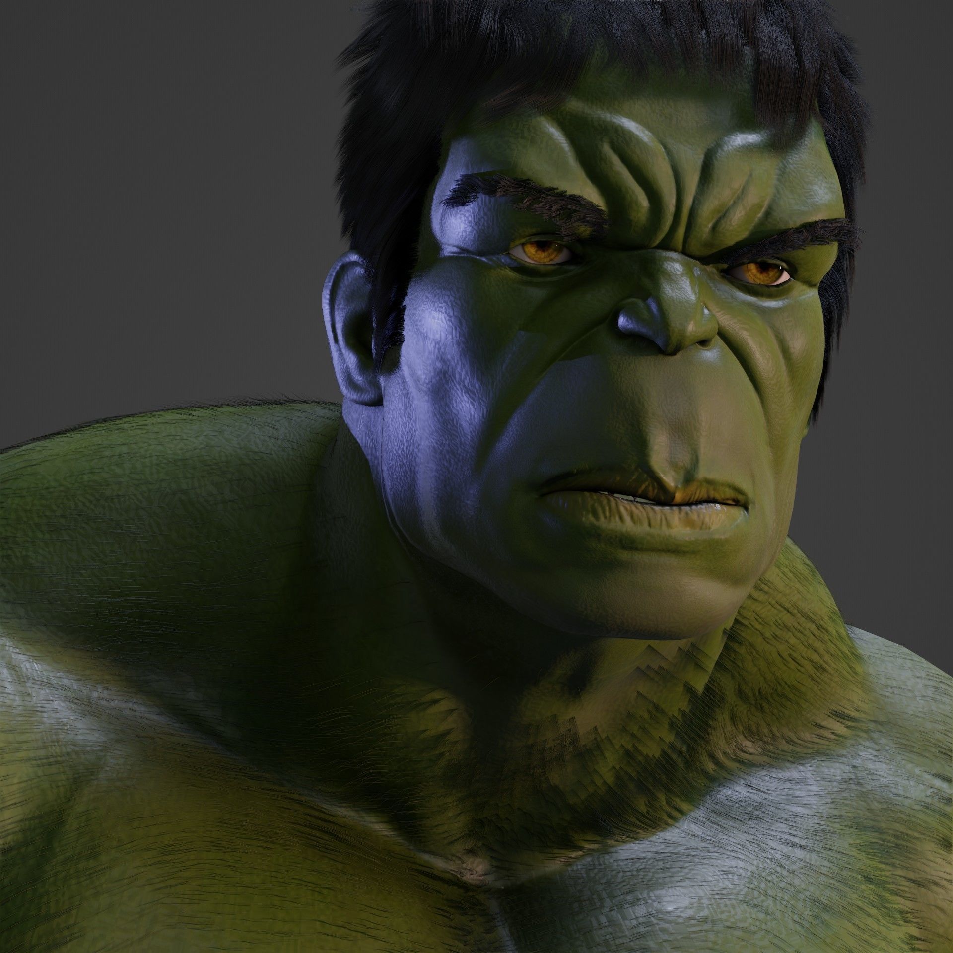 AVENGERS HULK  3D model_4