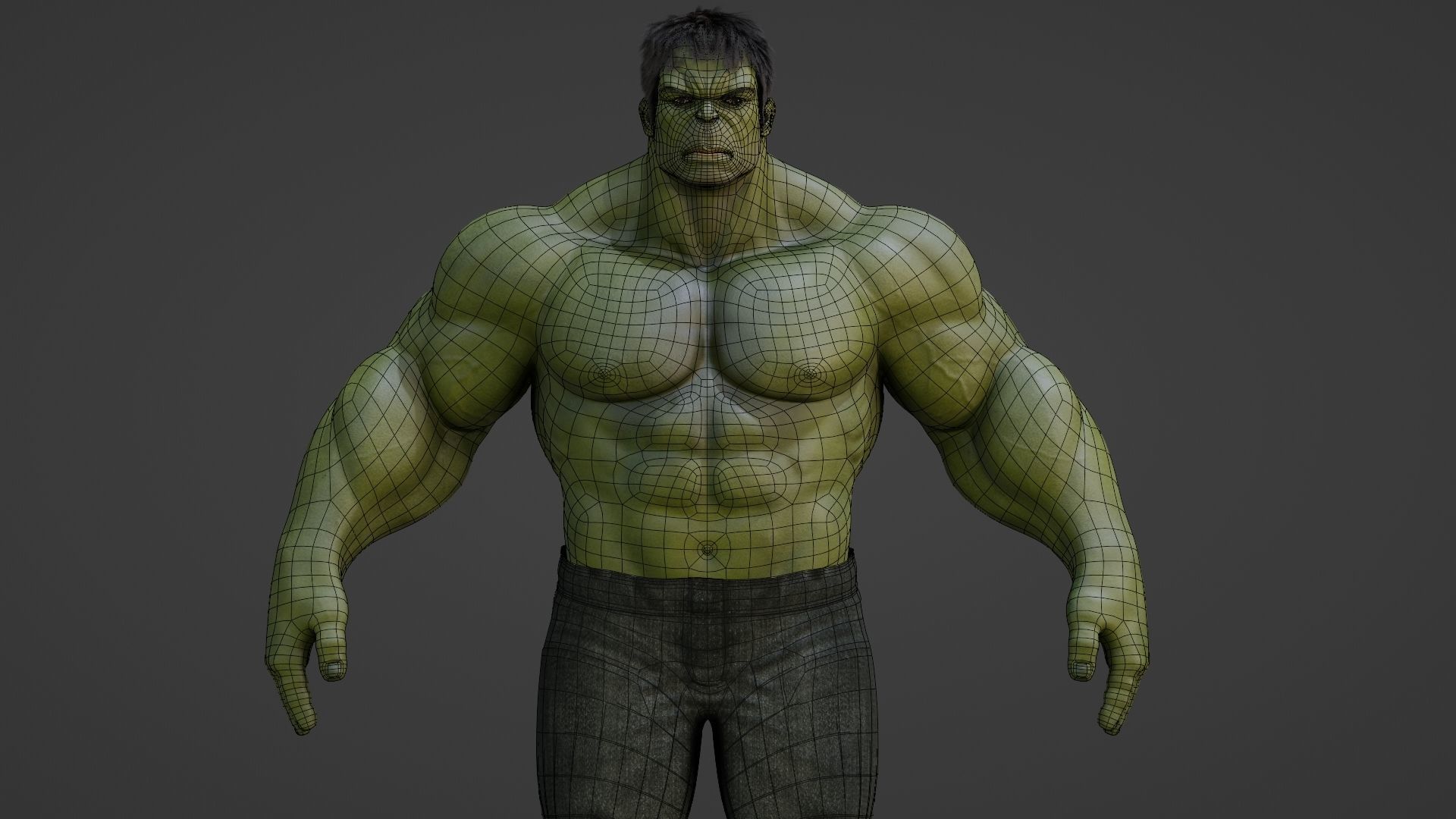 AVENGERS HULK  3D model_5
