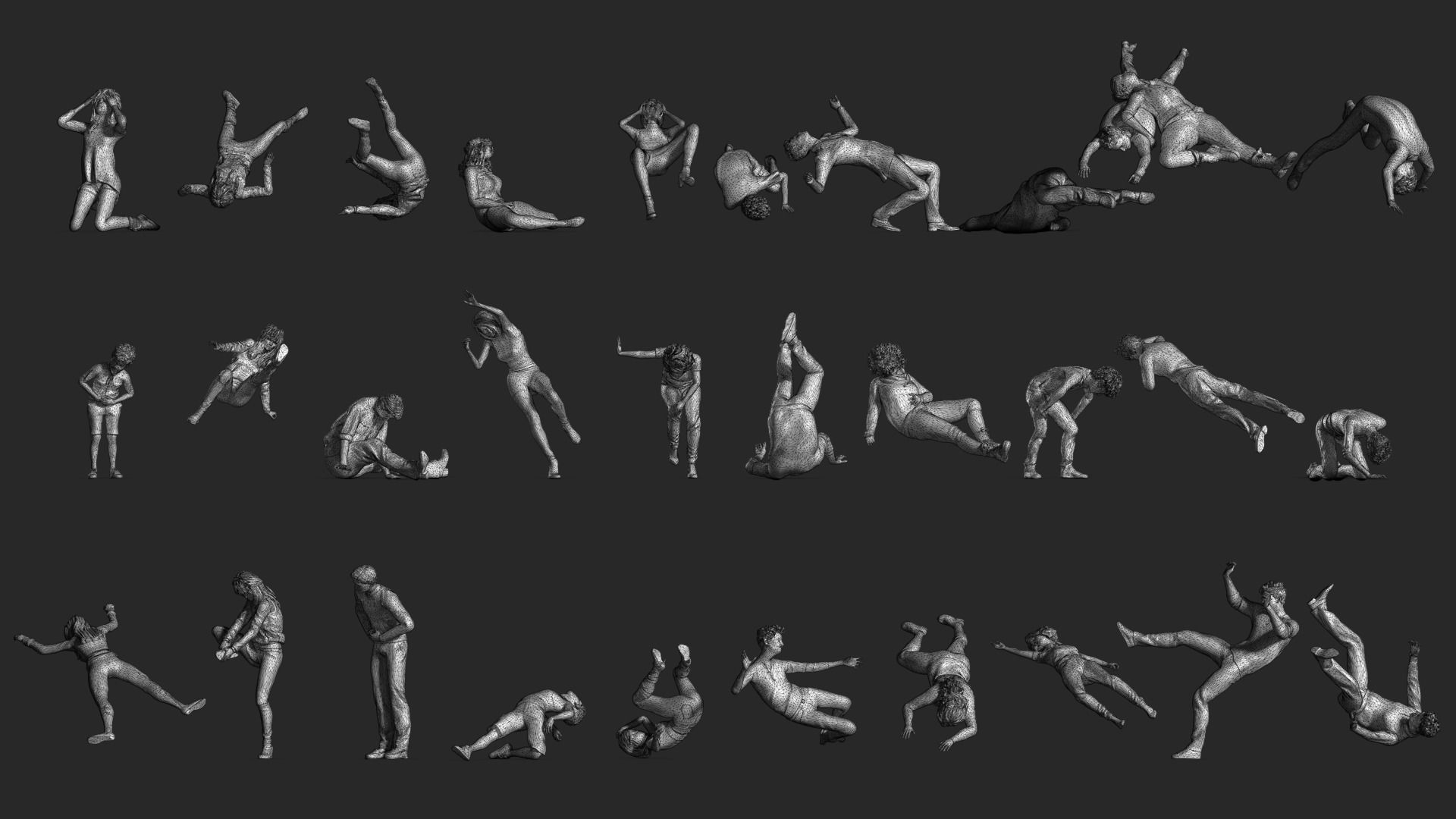 LP People 03 Damaged 3D print model_14