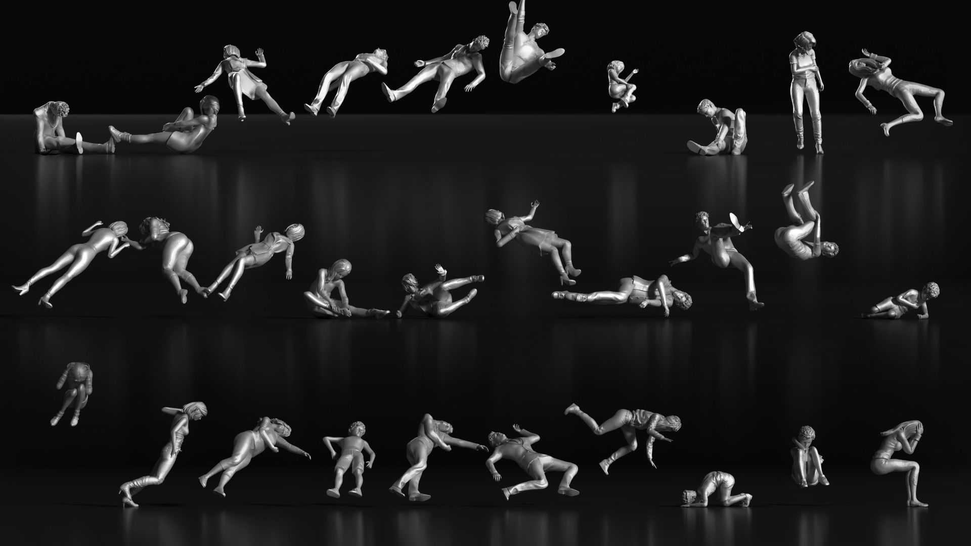 LP People 03 Damaged 3D print model_3