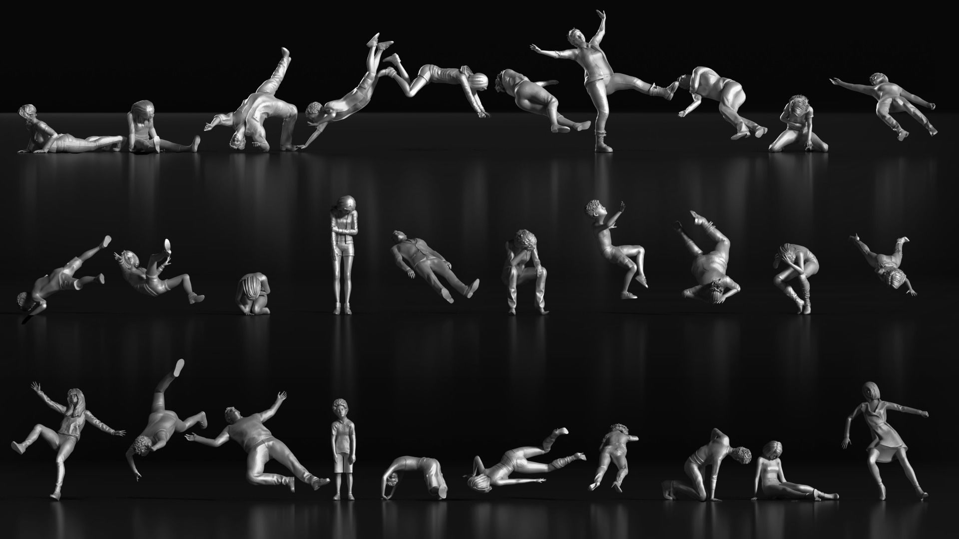 LP People 03 Damaged 3D print model_2