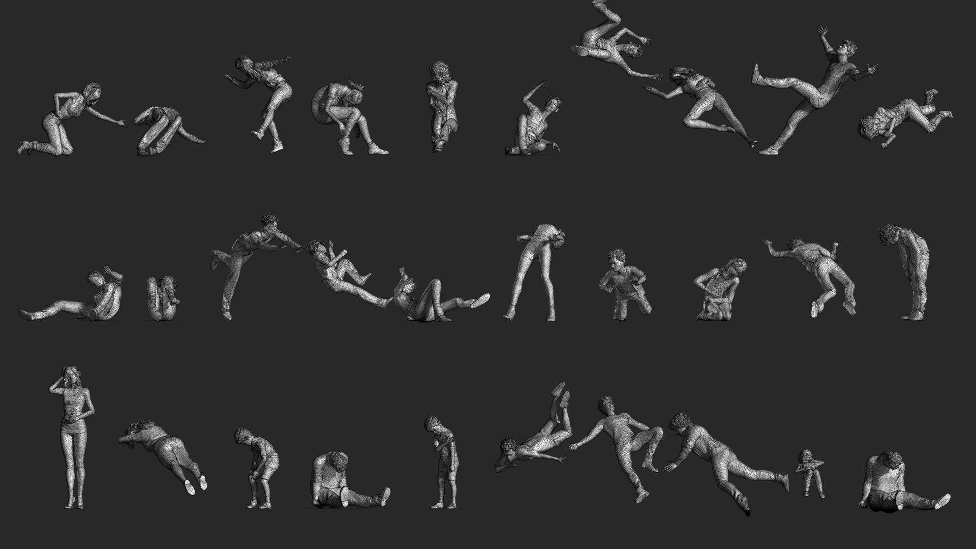 LP People 03 Damaged 3D print model_11