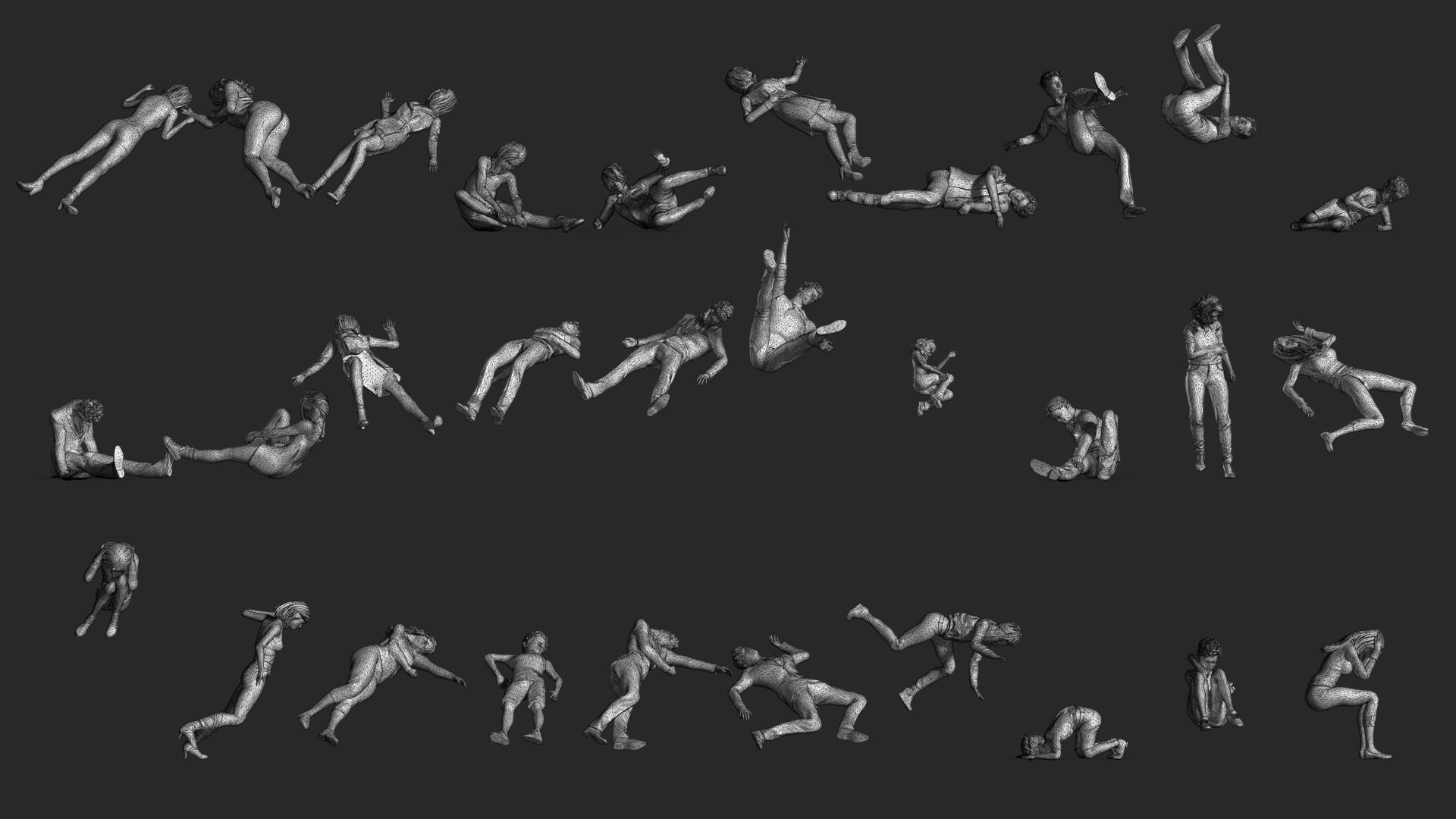 LP People 03 Damaged 3D print model_13