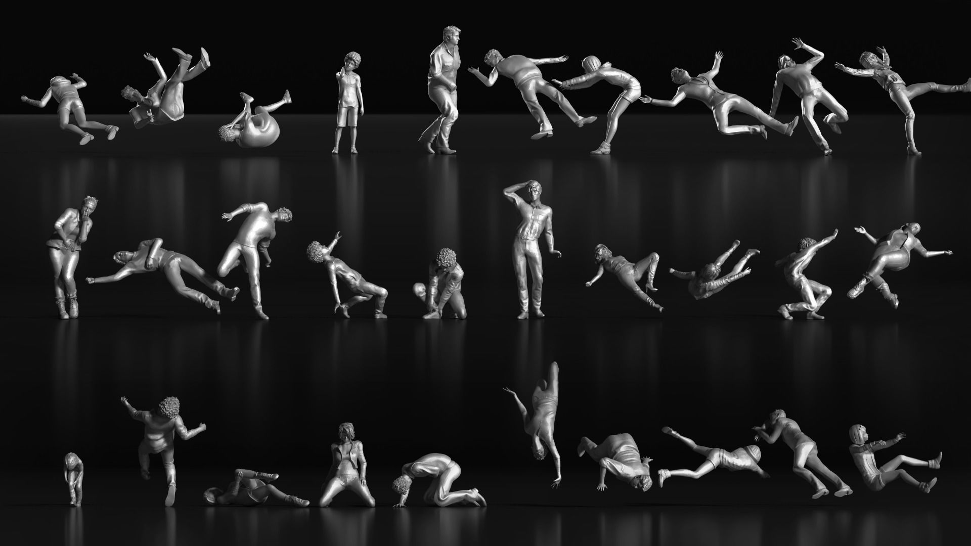 LP People 03 Damaged 3D print model_5