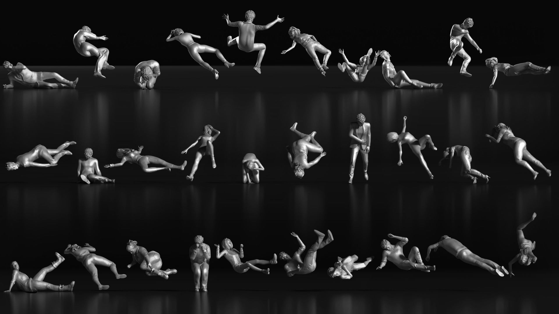 LP People 03 Damaged 3D print model_6