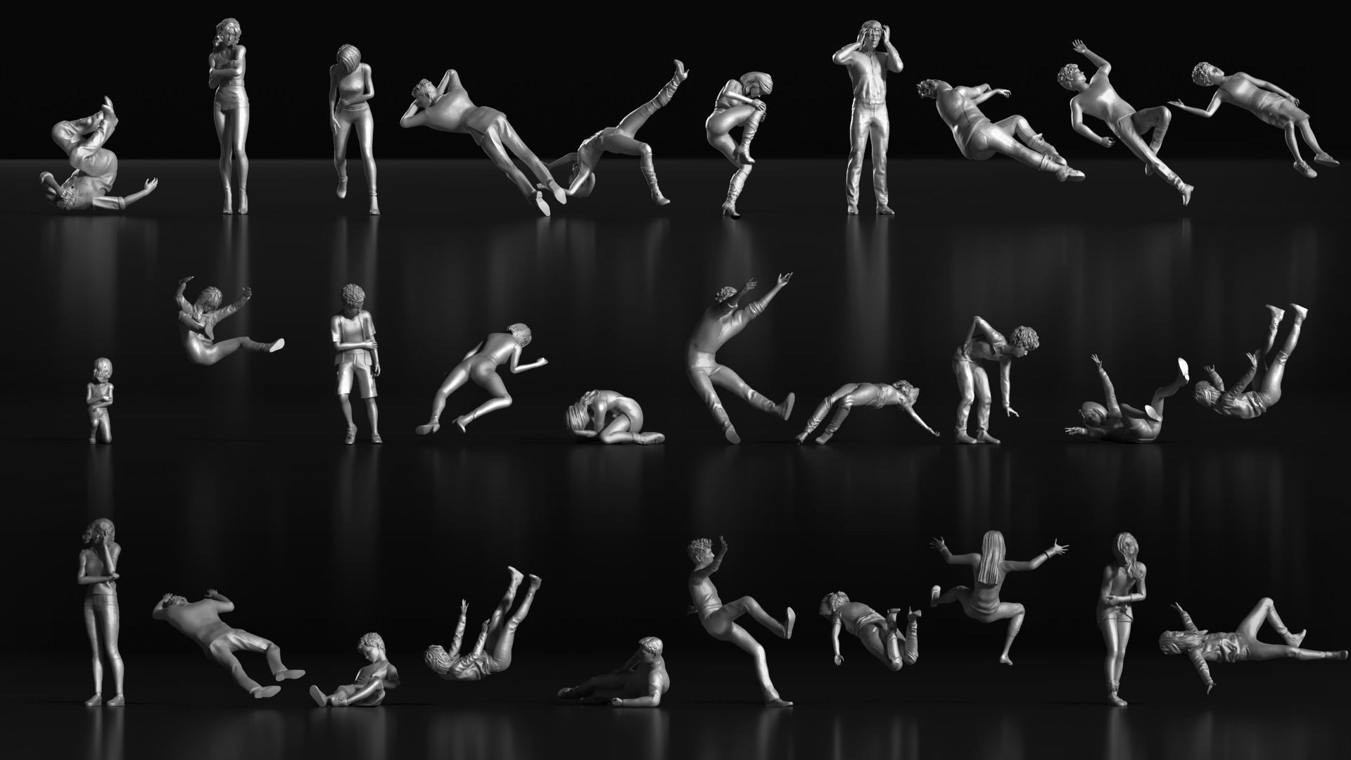 LP People 03 Damaged 3D print model_8