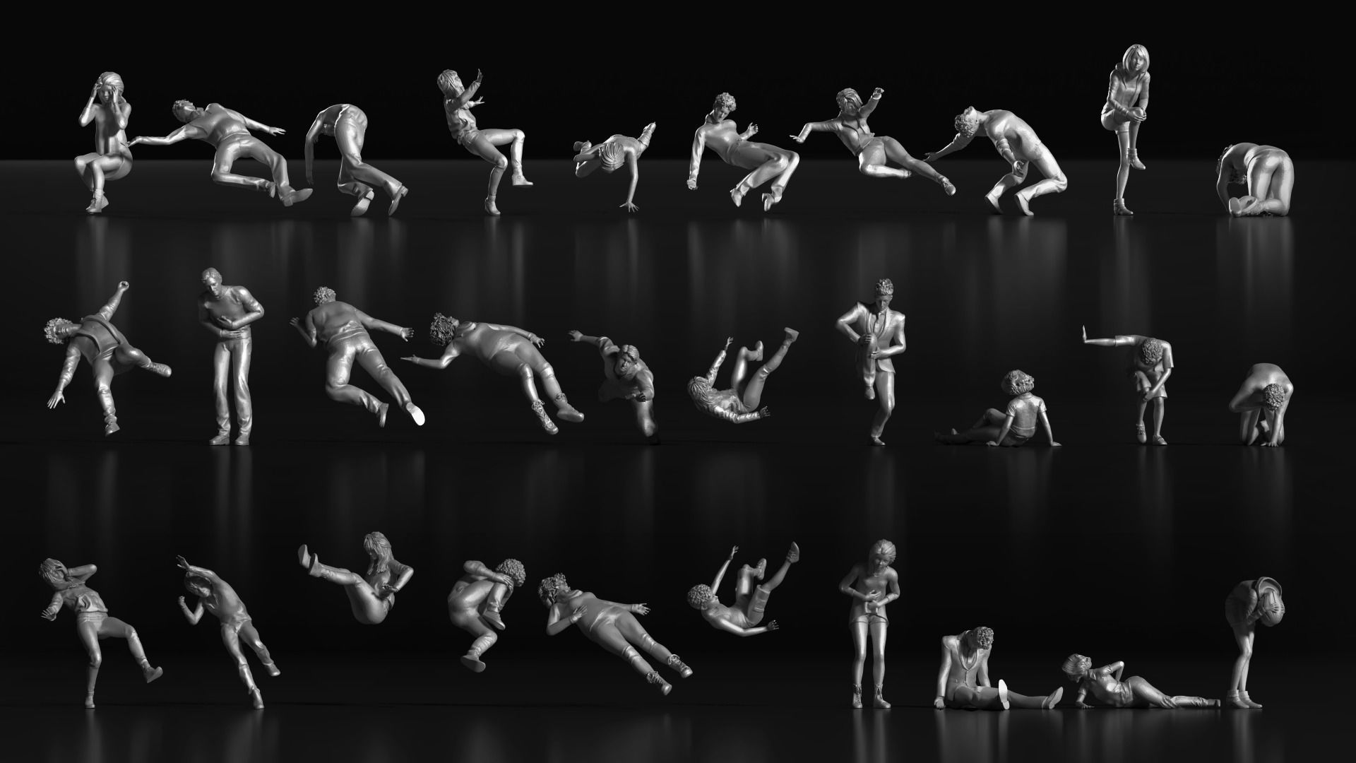 LP People 03 Damaged 3D print model_9