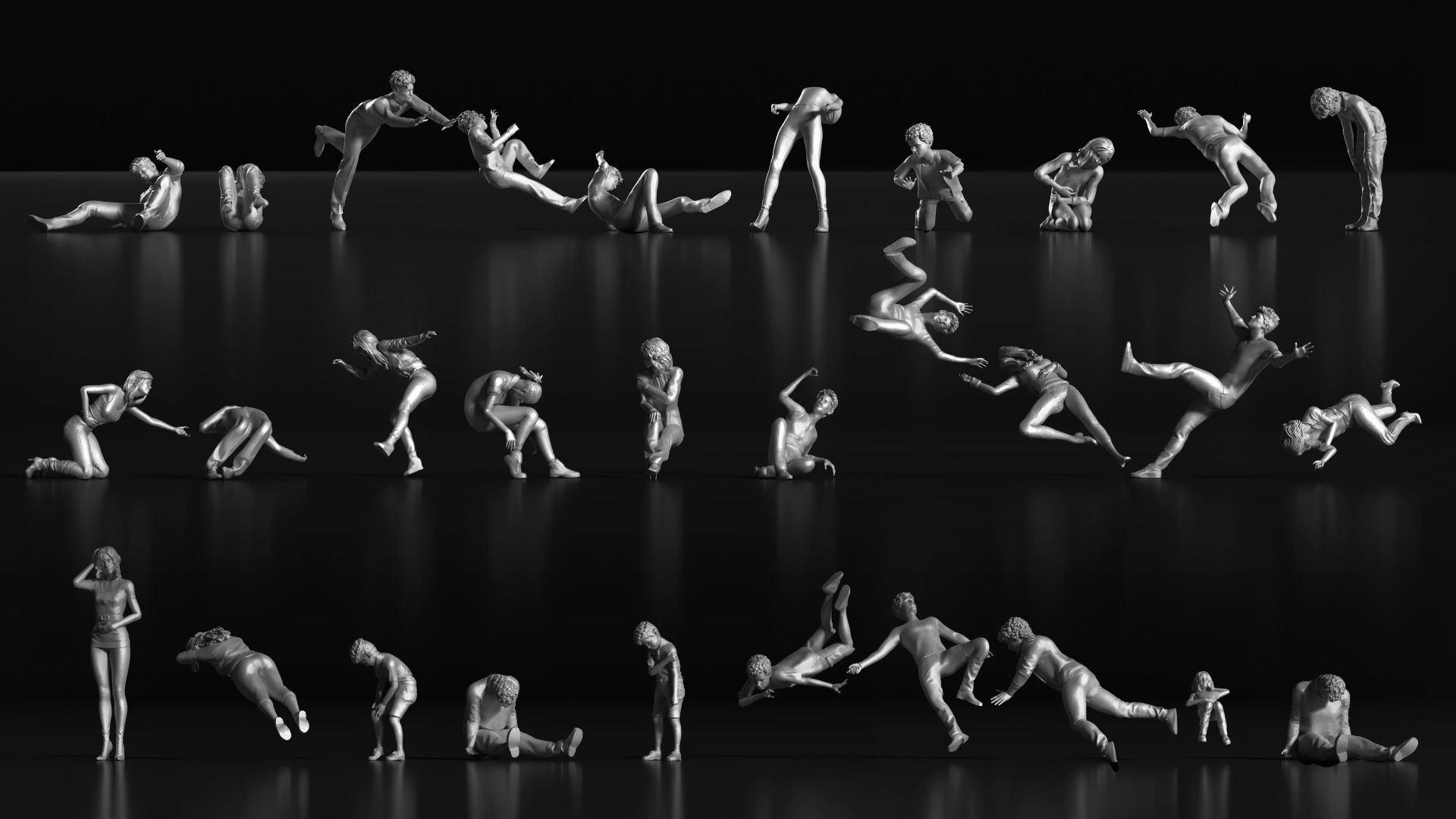 LP People 03 Damaged 3D print model_1