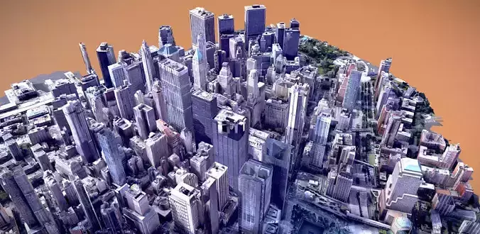 New york city Free 3D model