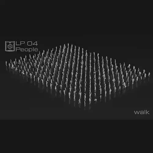 LP People 04 Walk 3D print model