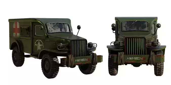 Dodge WC-54 3D model