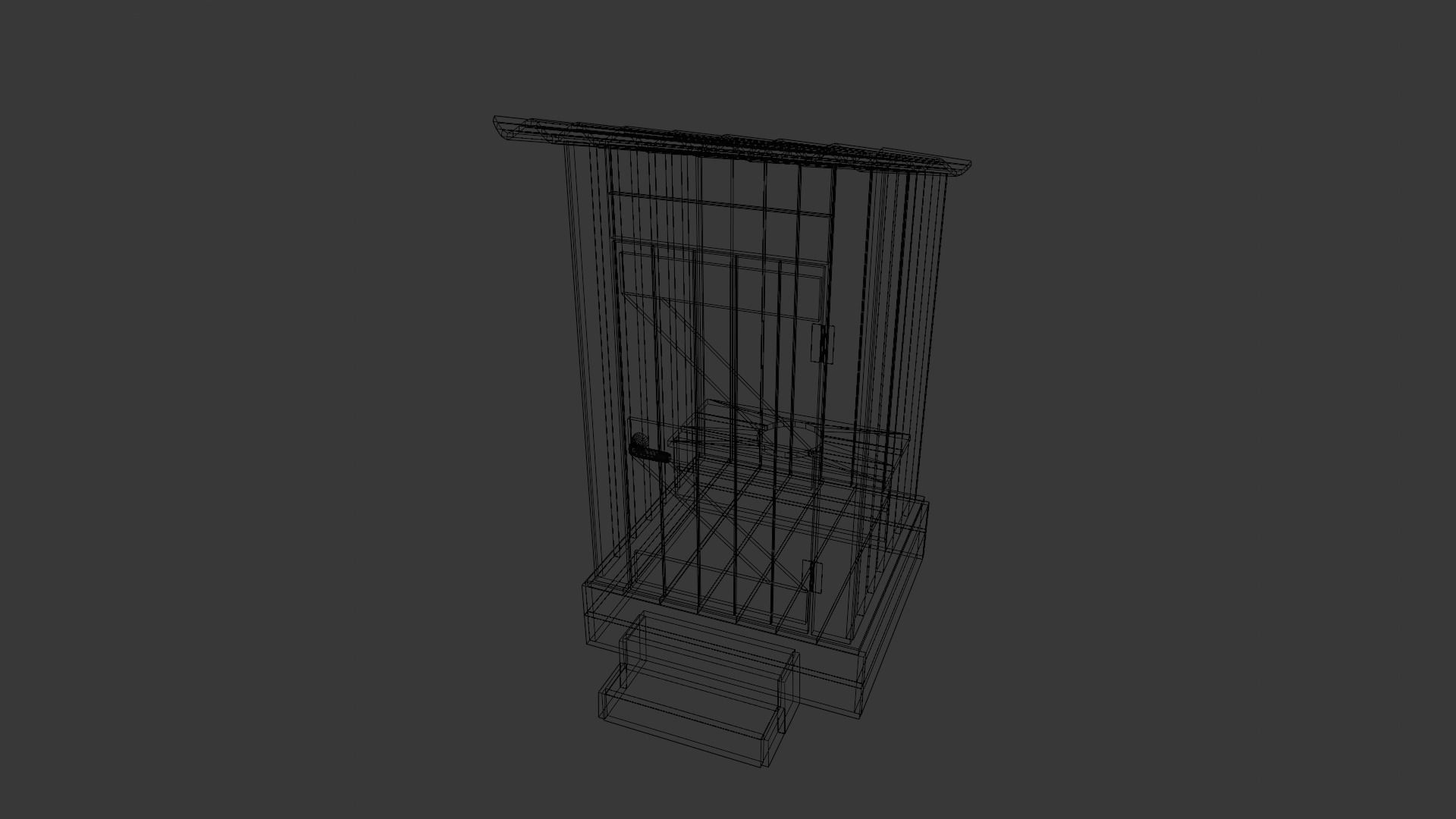 Rusted Sheet Toilet 3D Model Low-poly 3D model_13