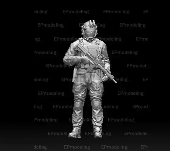 US RANGER SOLDIER 3D print model