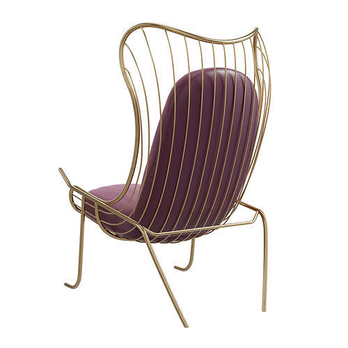 Arpa chair 3D model 2