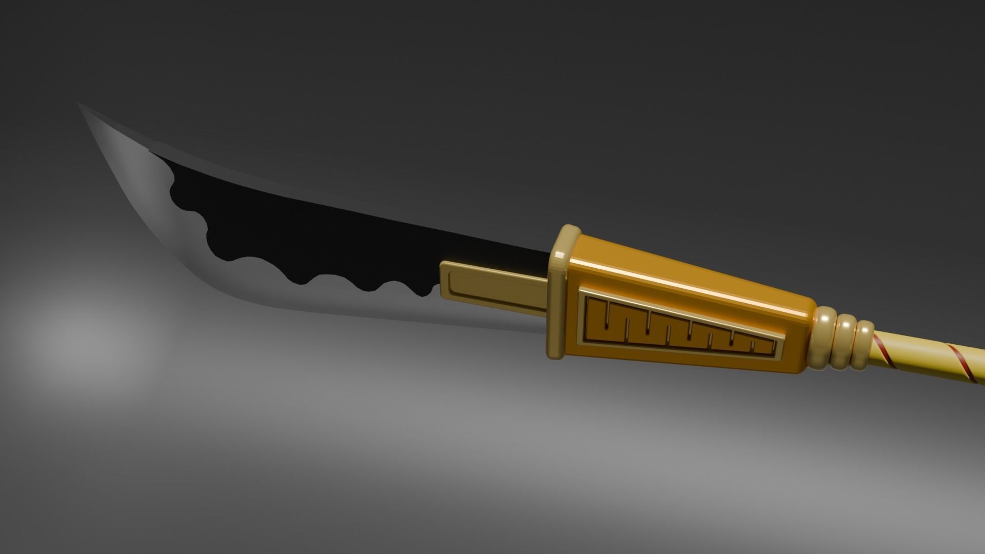 Whitebeards Murakumogiri from One Piece 3D print model_2