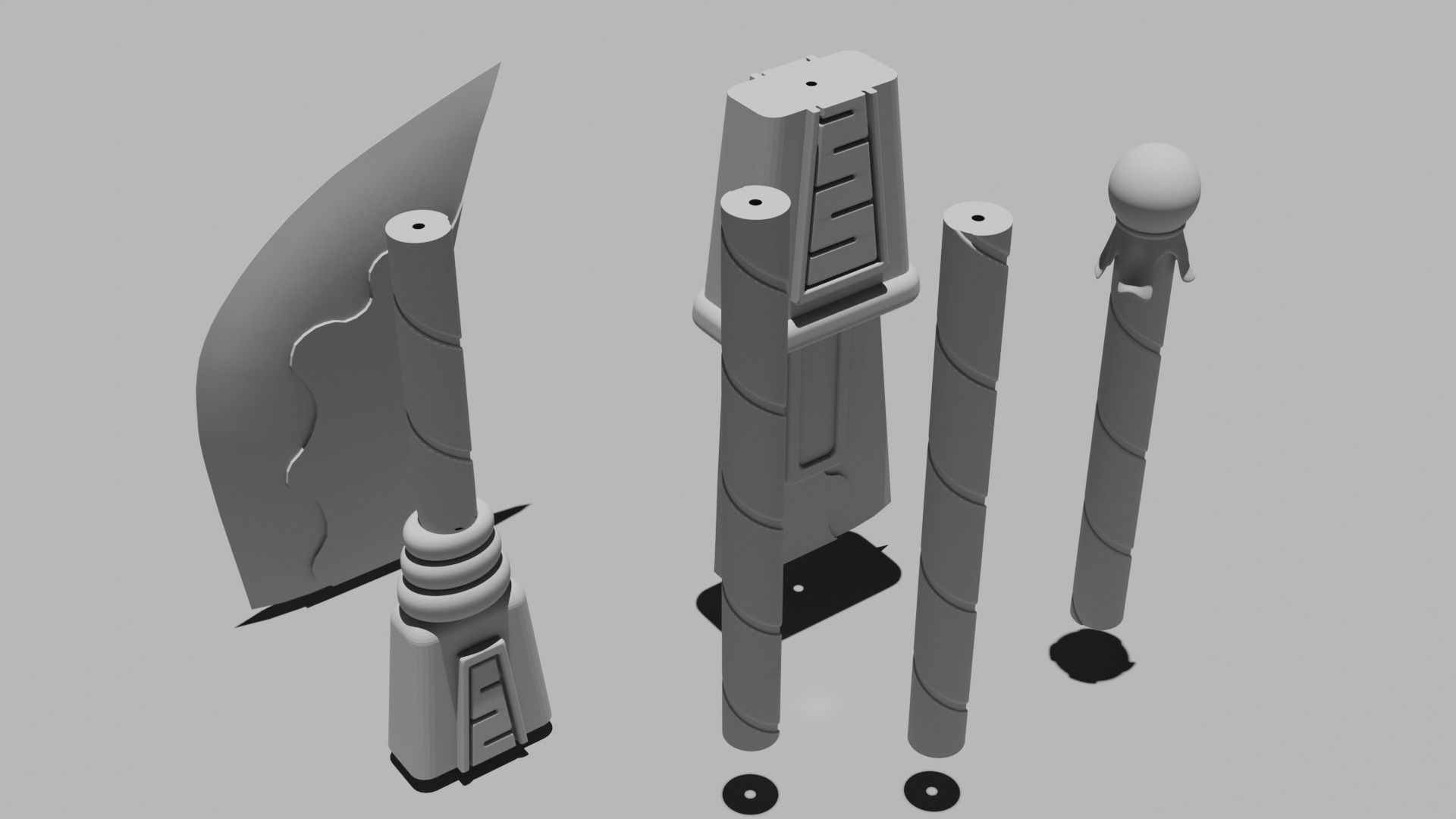 Whitebeards Murakumogiri from One Piece 3D print model_6