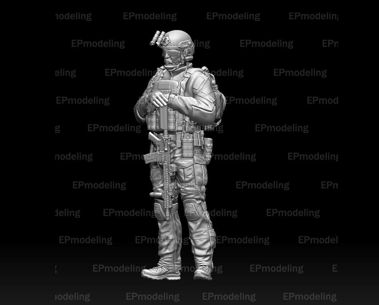 US RANGER SOLDIER 3D print model_7