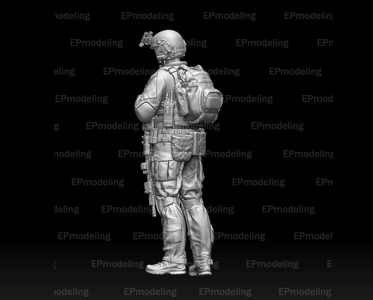 US RANGER SOLDIER 3D print model_33