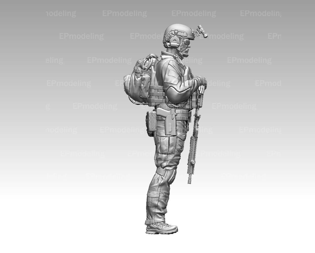 US RANGER SOLDIER 3D print model_23