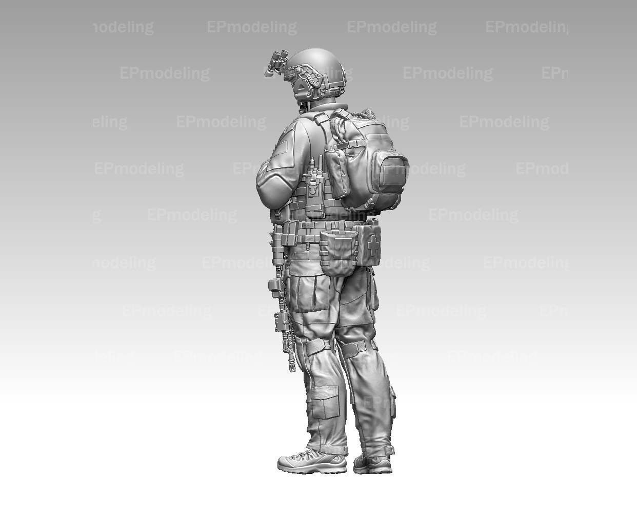 US RANGER SOLDIER 3D print model_42