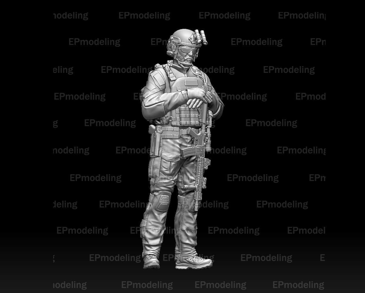 US RANGER SOLDIER 3D print model_32