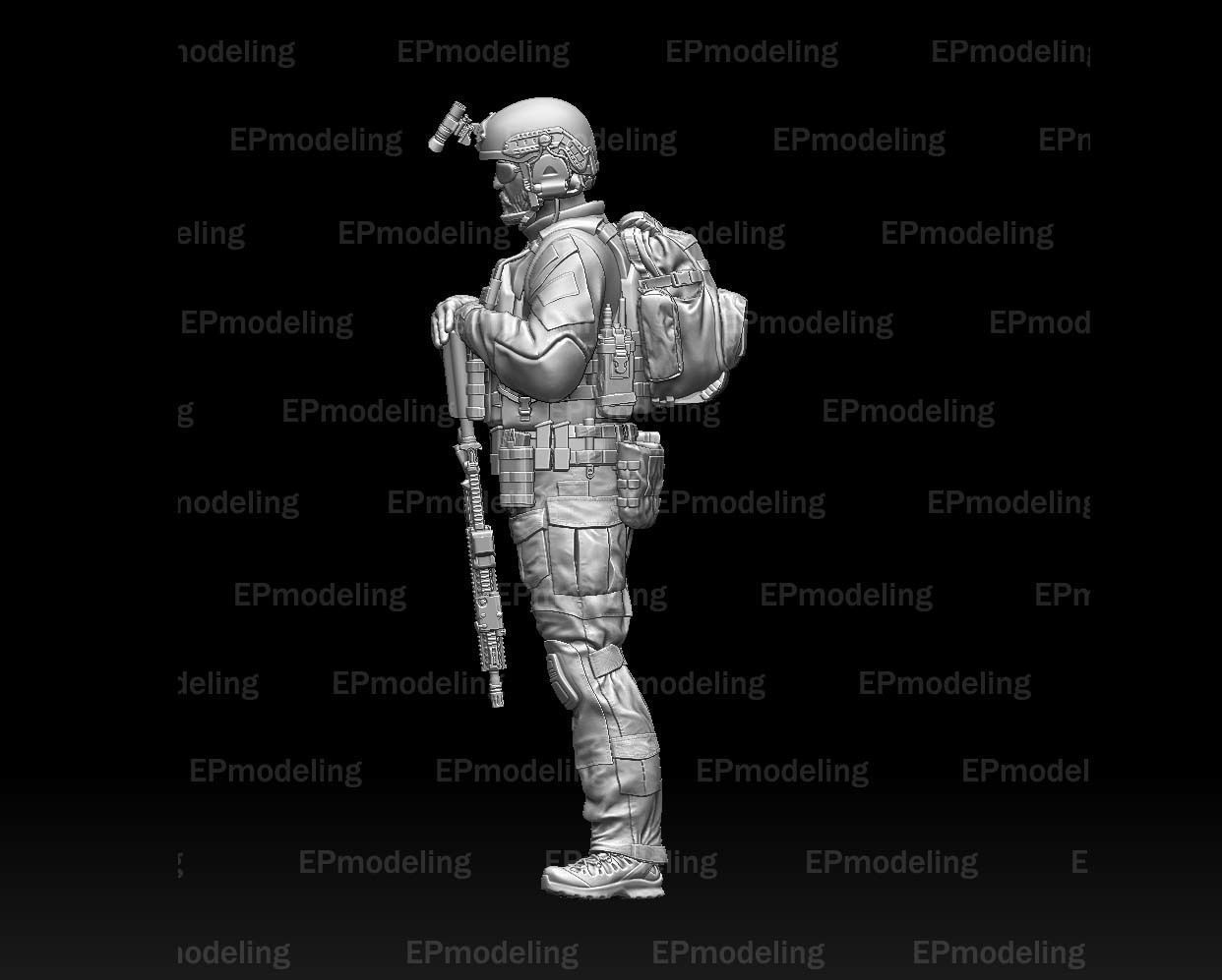 US RANGER SOLDIER 3D print model_22