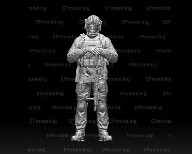 US RANGER SOLDIER 3D print model