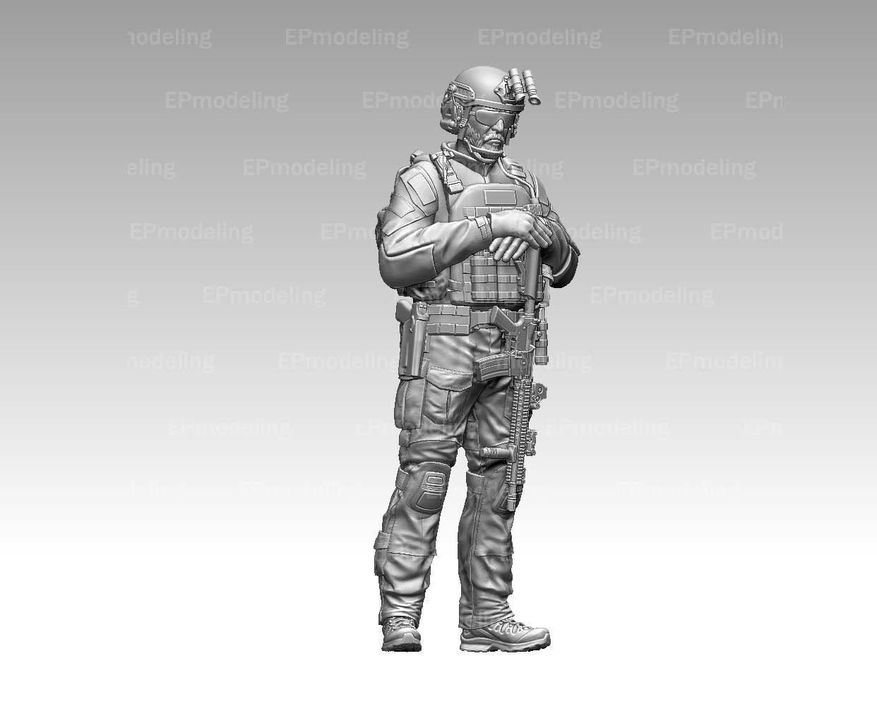 US RANGER SOLDIER 3D print model_16
