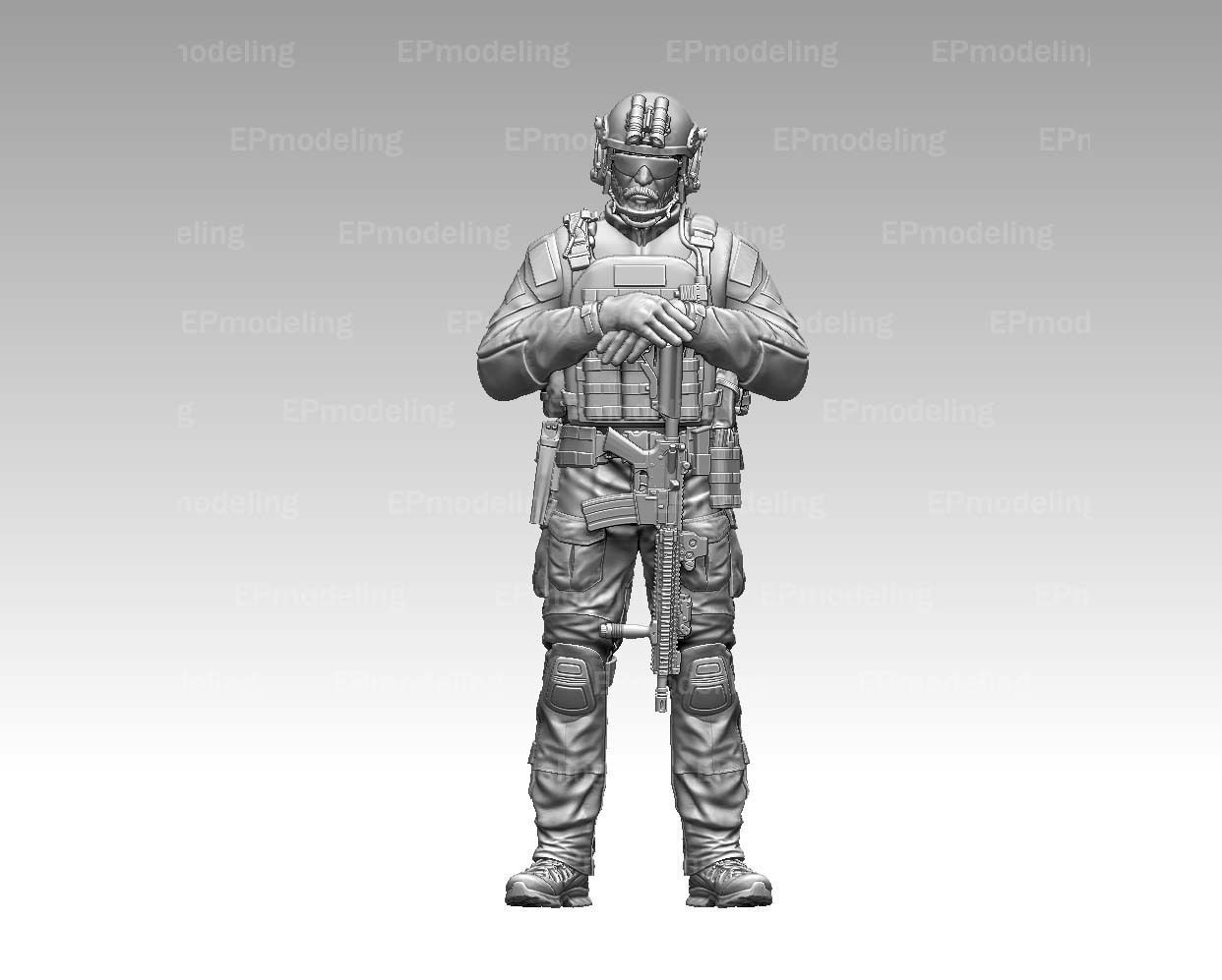 US RANGER SOLDIER 3D print model_40