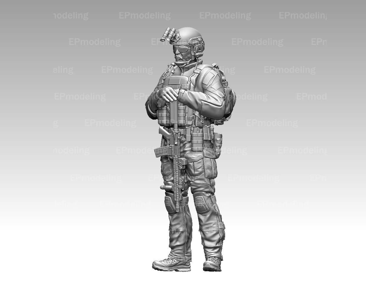 US RANGER SOLDIER 3D print model_35