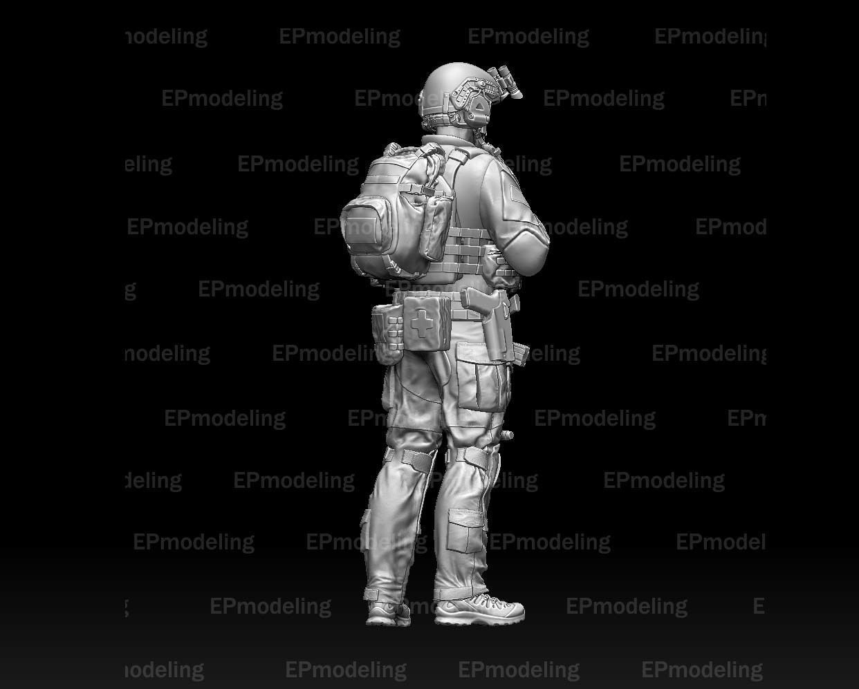 US RANGER SOLDIER 3D print model_4