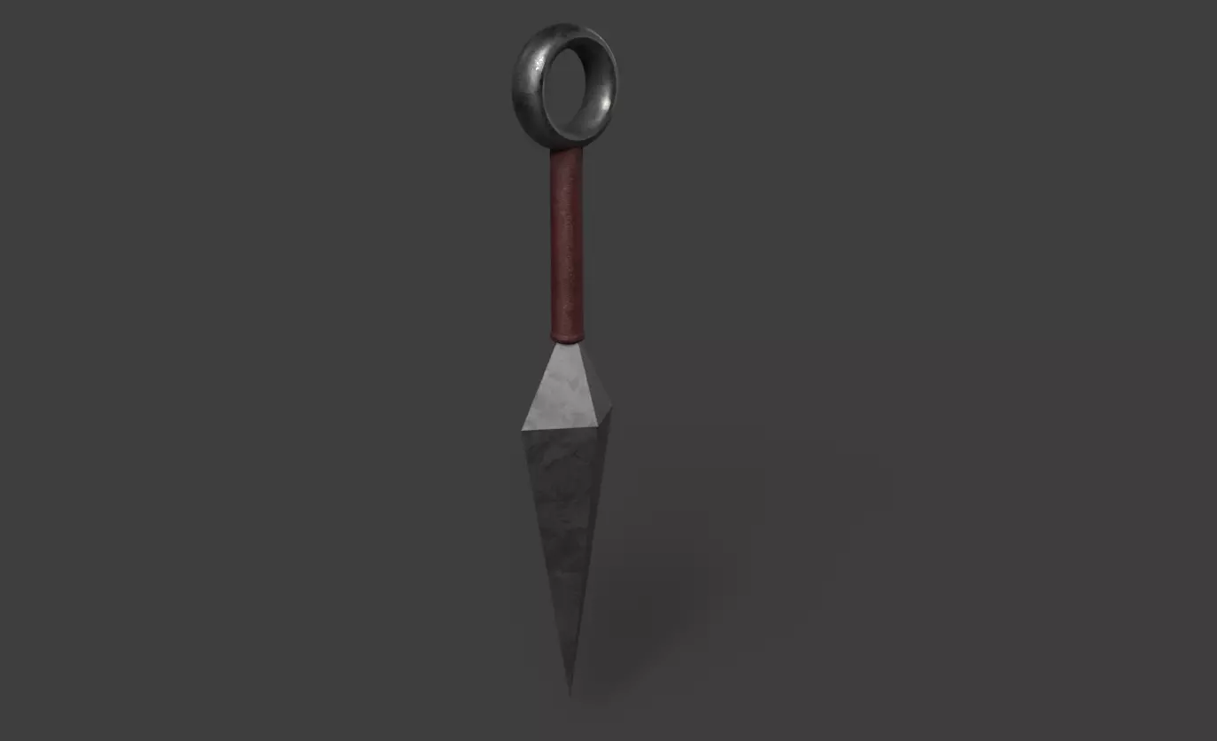 kunai Free low-poly 3D model