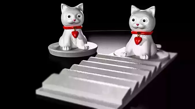 CUTE CAT PHONE HOLDER