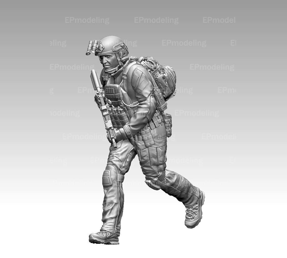US RANGER SOLDIER 3D model 3D printable | CGTrader