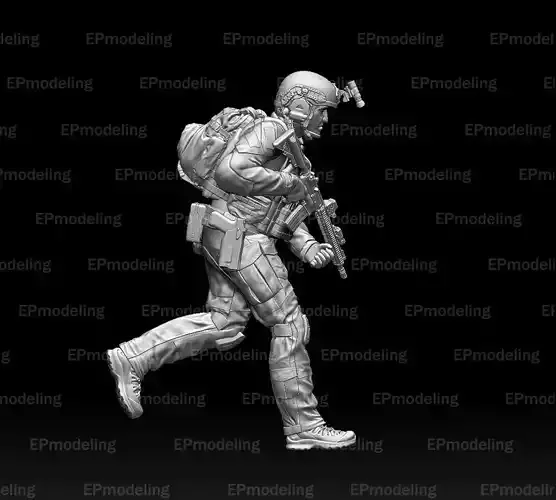US RANGER SOLDIER 3D print model
