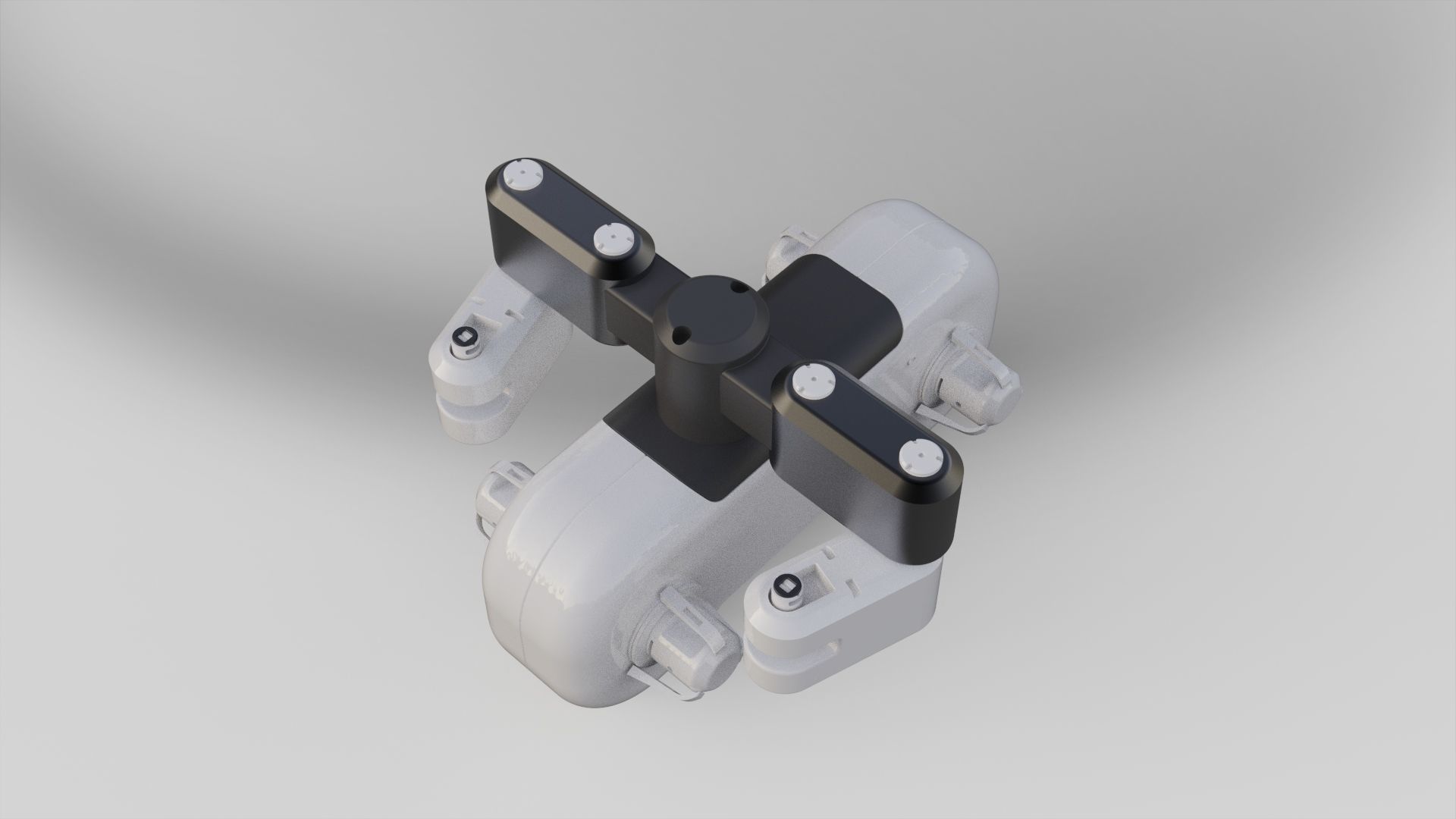 Drons robotic automatic 3D model_2