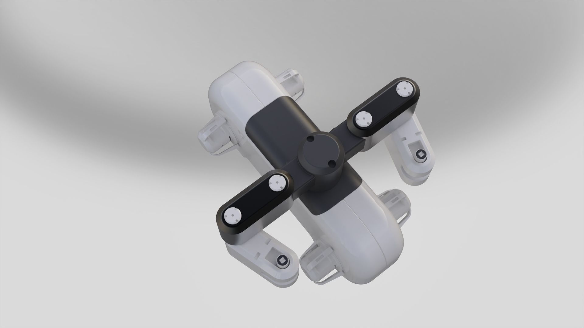 Drons robotic automatic 3D model_4