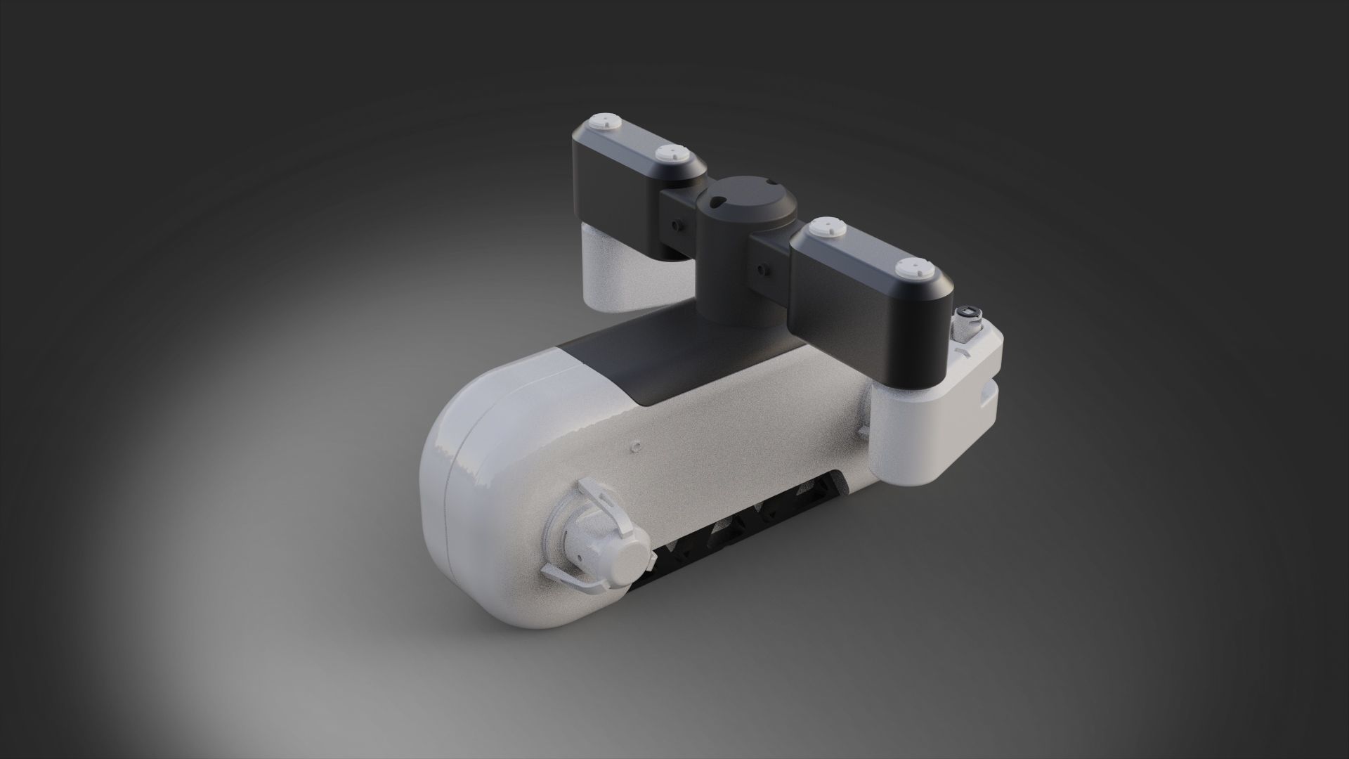 Drons robotic automatic 3D model_1