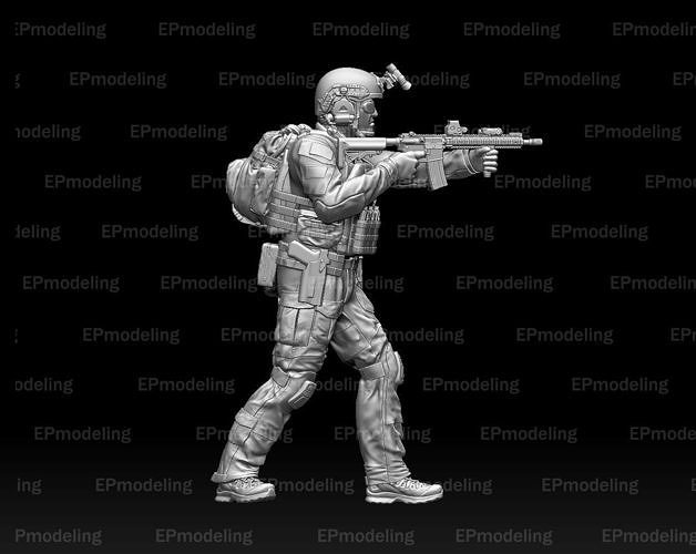 US RANGER SOLDIER 3D print model